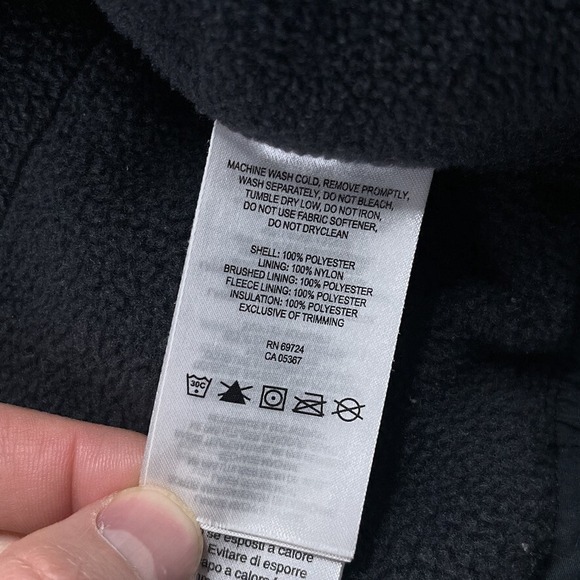 Columbia Jacket Mens 2XL XXL Black Northern Voyage Fleece Lined Water Resistant - Picture 9 of 15